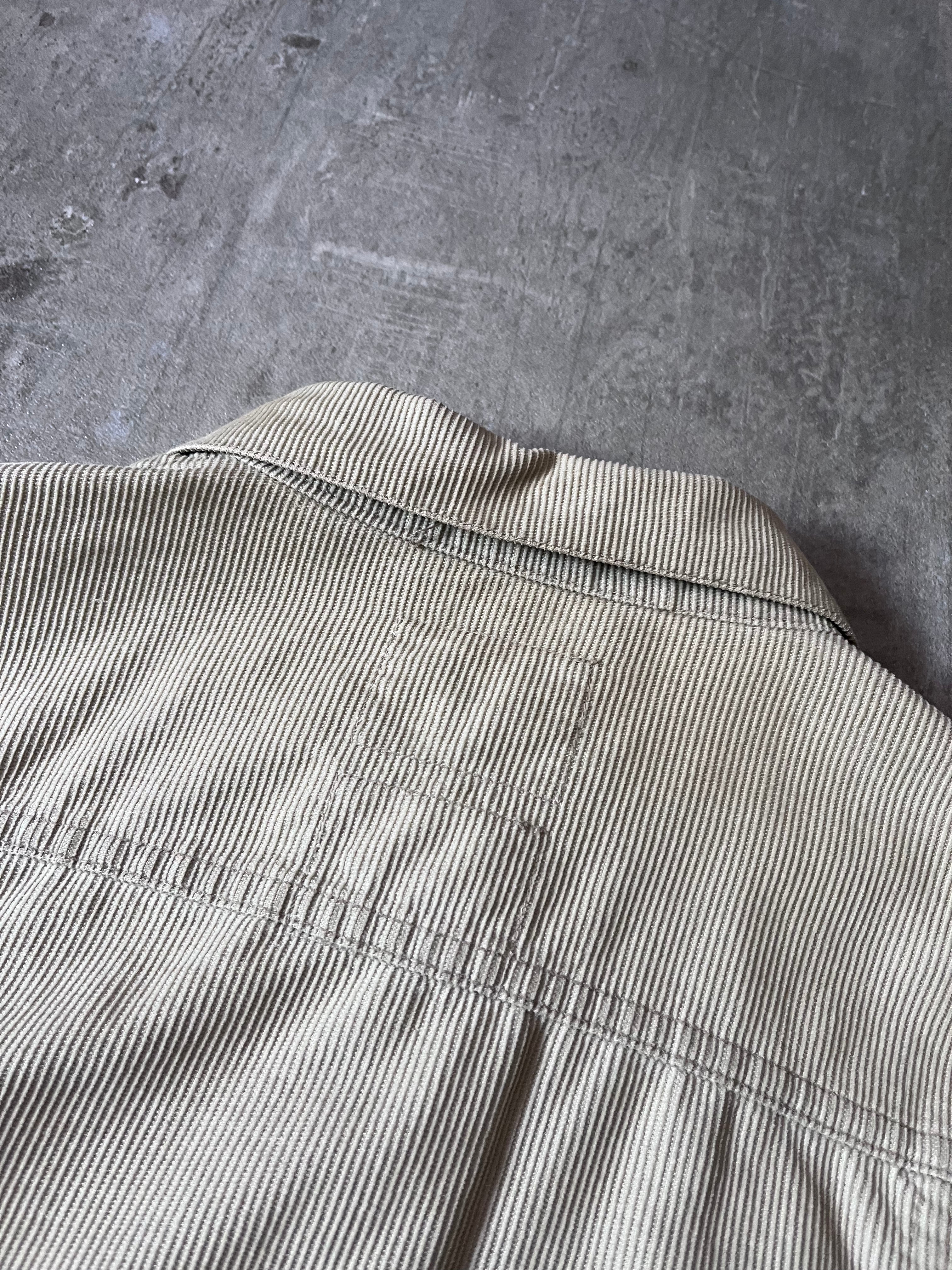 1998 Helmut Lang Corduroy Trucker Jacket Beige Men - S
