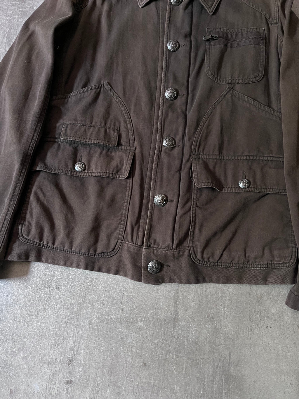 Dolce & Gabbana Vintage Military Jacket Brown Men - M
