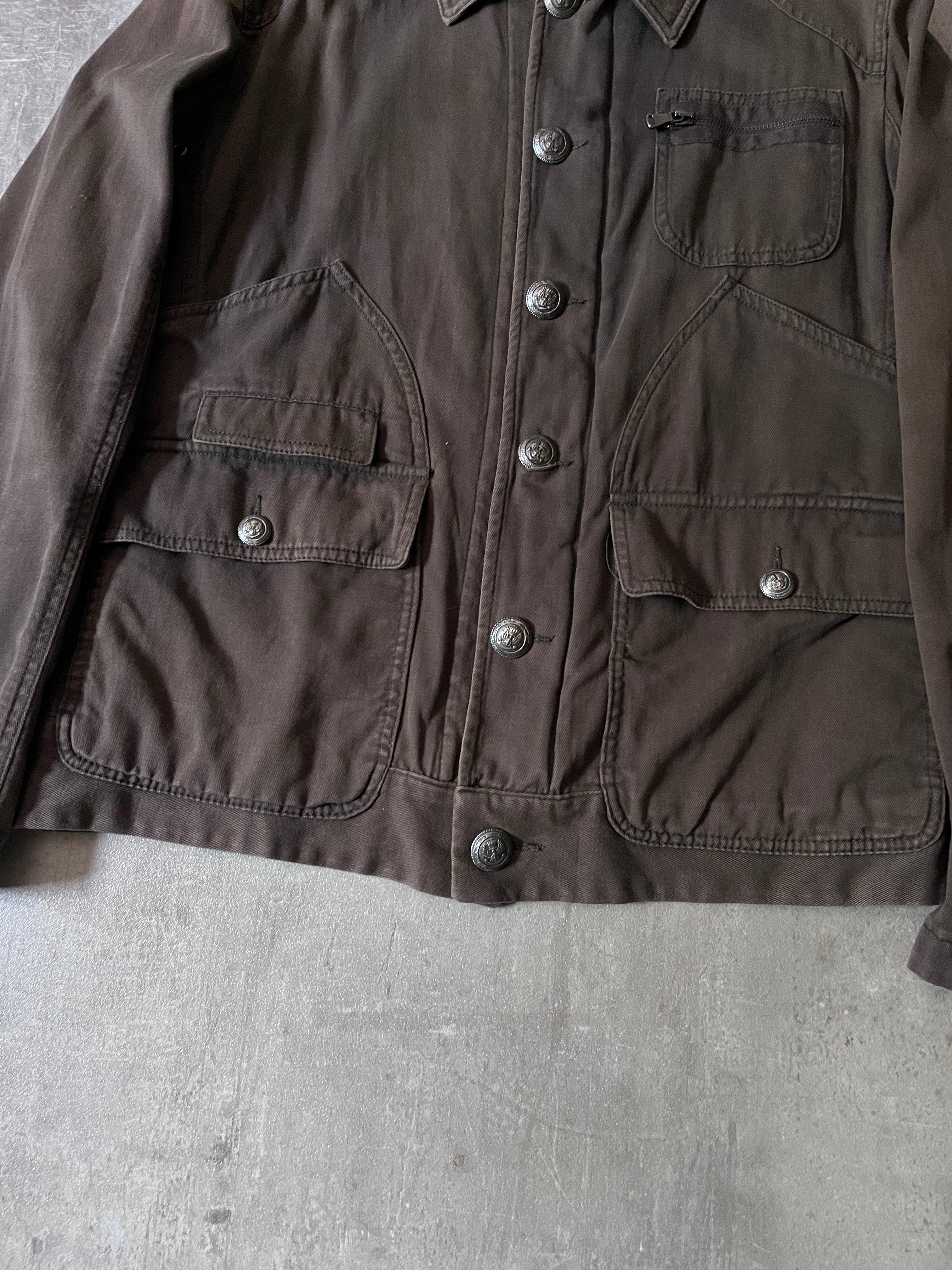 Dolce & Gabbana Vintage Military Jacket Brown Men - M