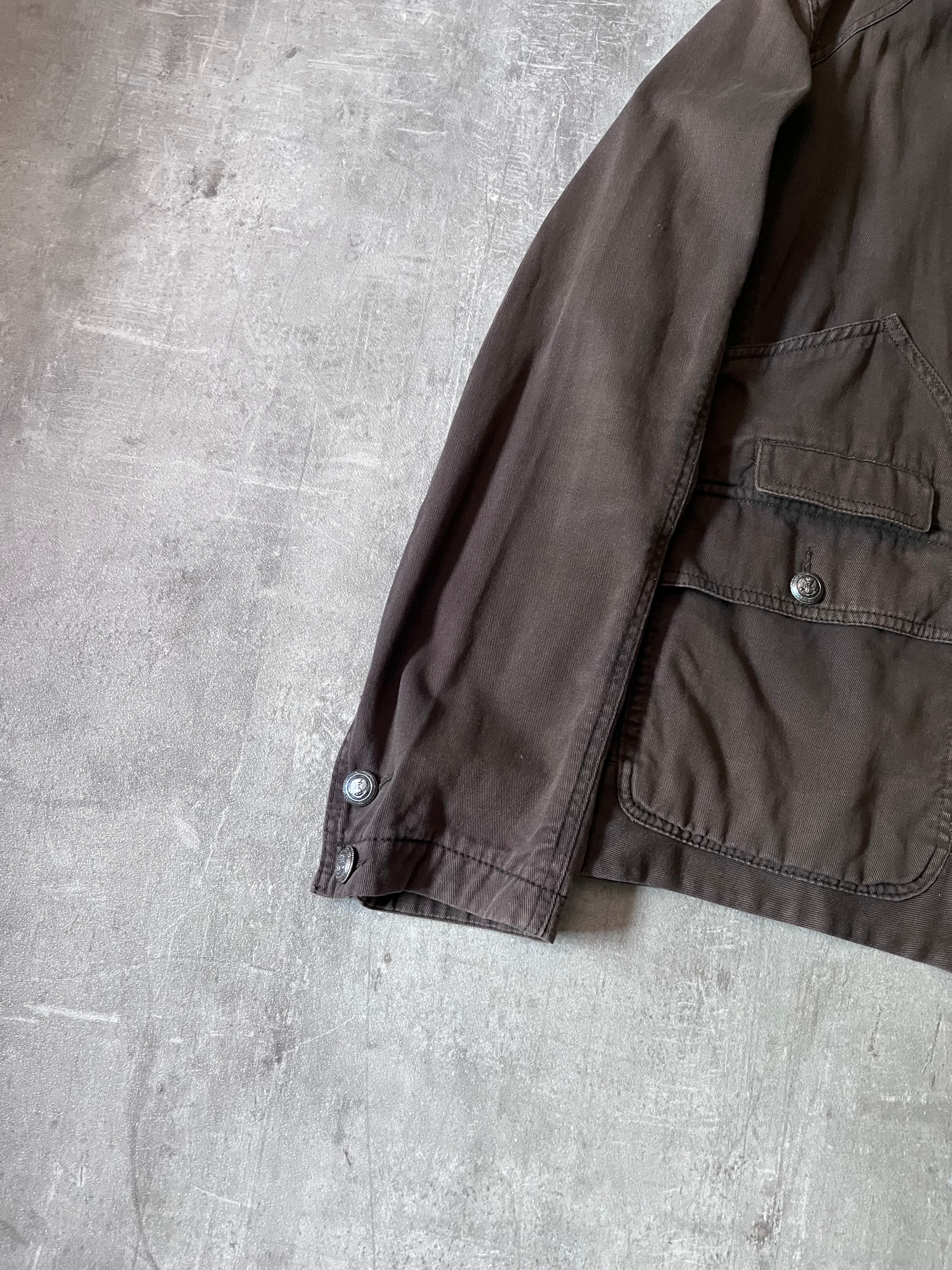Dolce & Gabbana Vintage Military Jacket Brown Men - M