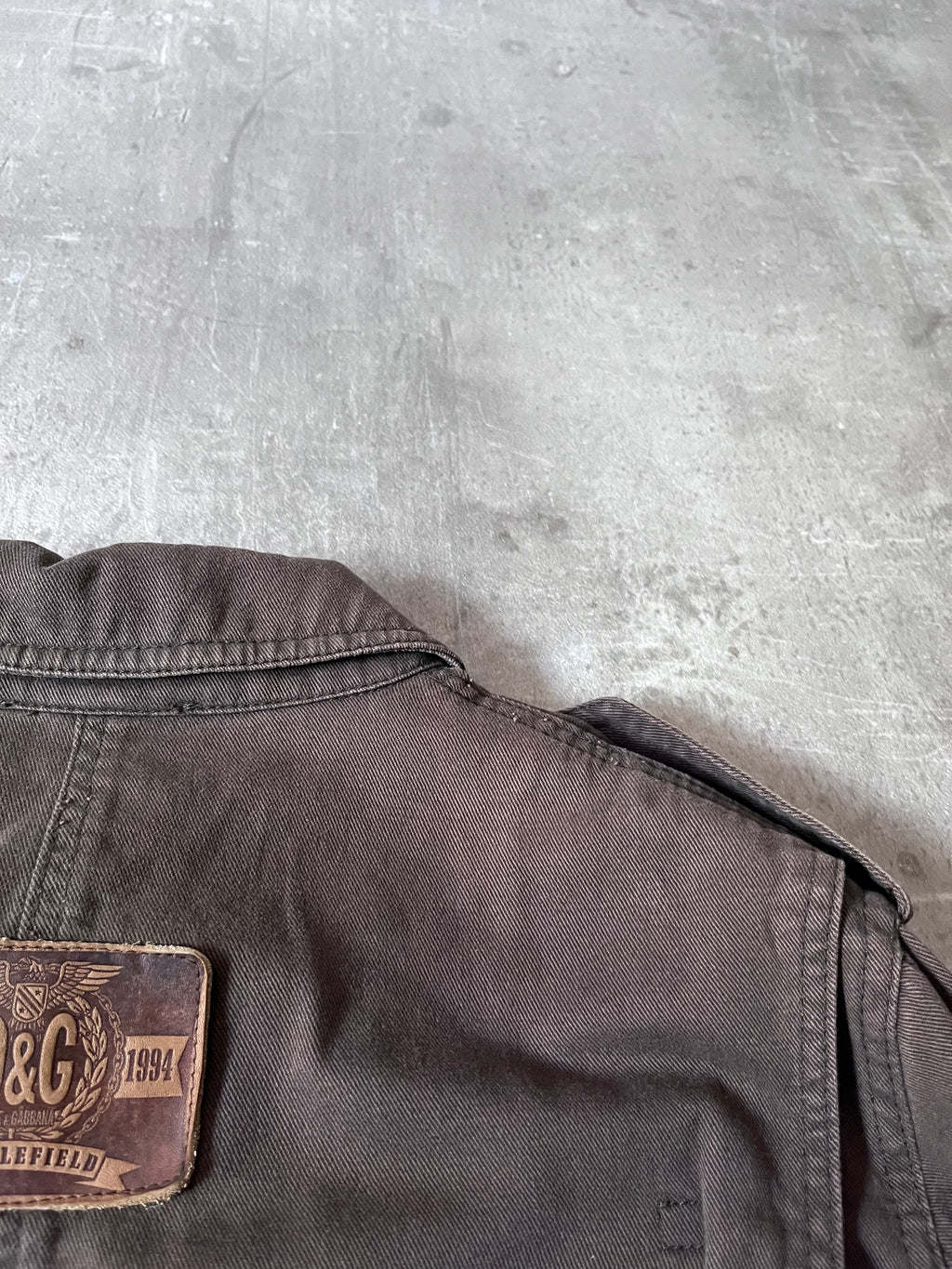 Dolce & Gabbana Vintage Military Jacket Brown Men - M