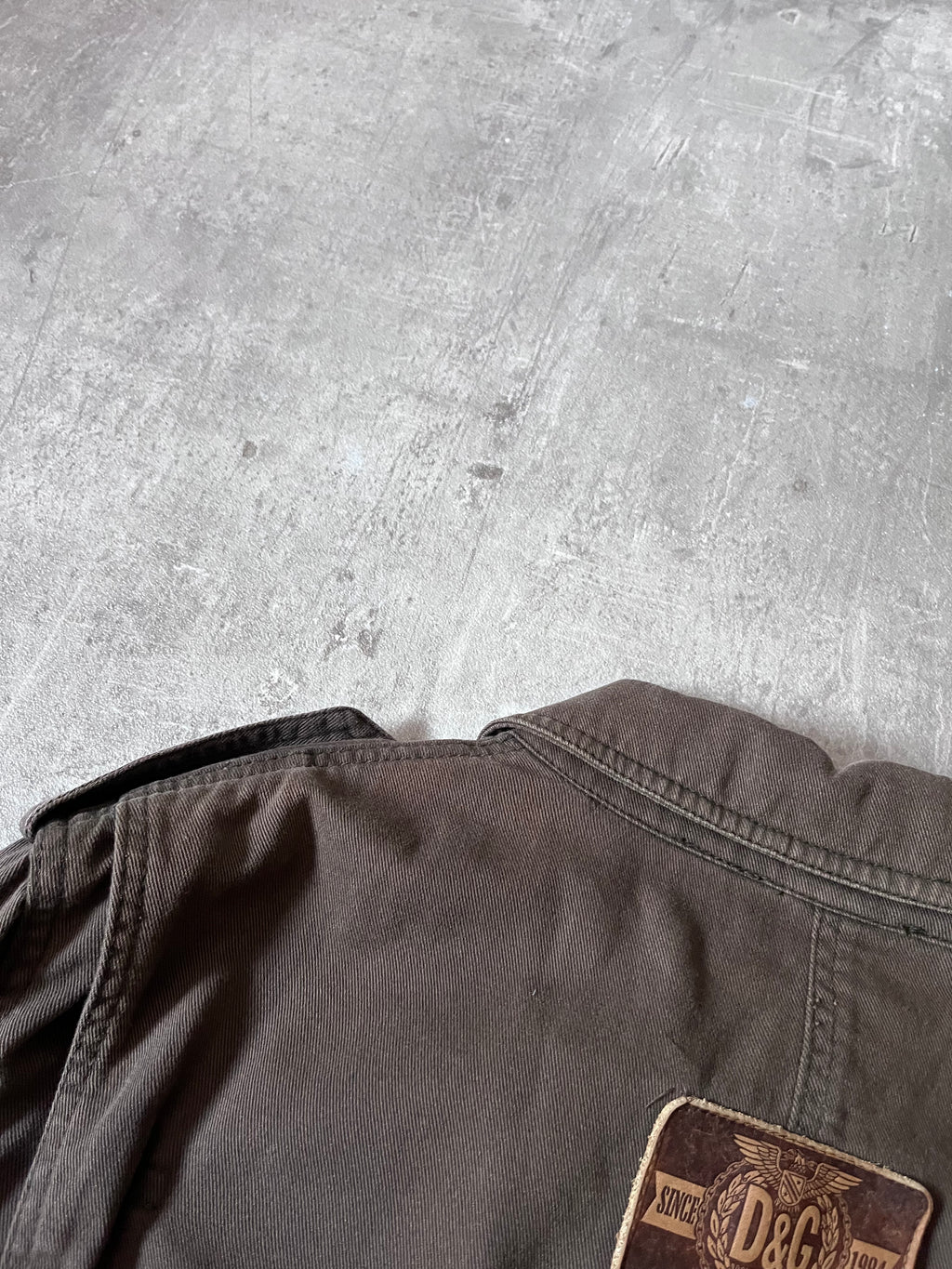 Dolce & Gabbana Vintage Military Jacket Brown Men - M