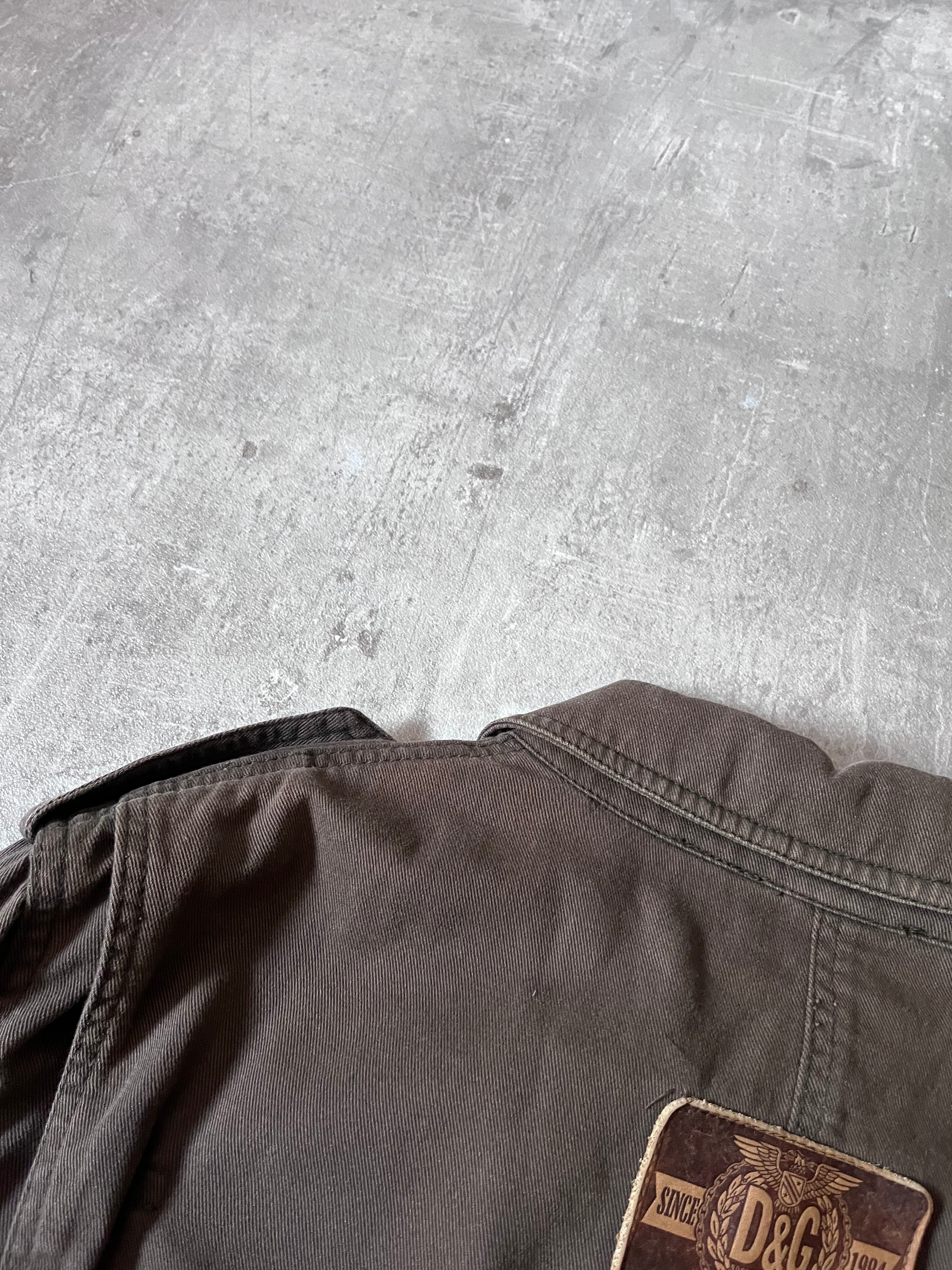 Dolce & Gabbana Vintage Military Jacket Brown Men - M