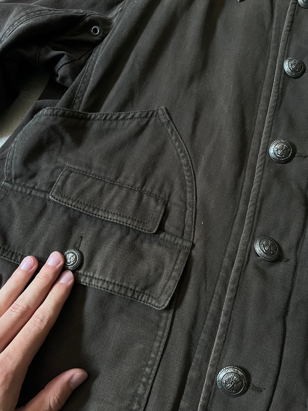 Dolce & Gabbana Vintage Military Jacket Brown Men - M
