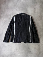 F/W 2011 John Galliano Newspaper Print Wool Blazer Jacket Black Men - L