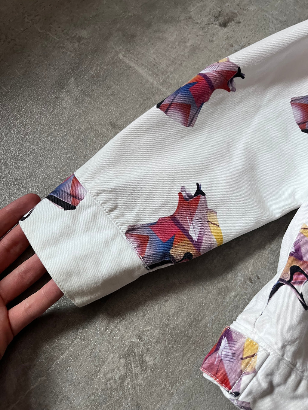 S/S 2016 Supreme Mendini Work Gun Jacket White Men - M
