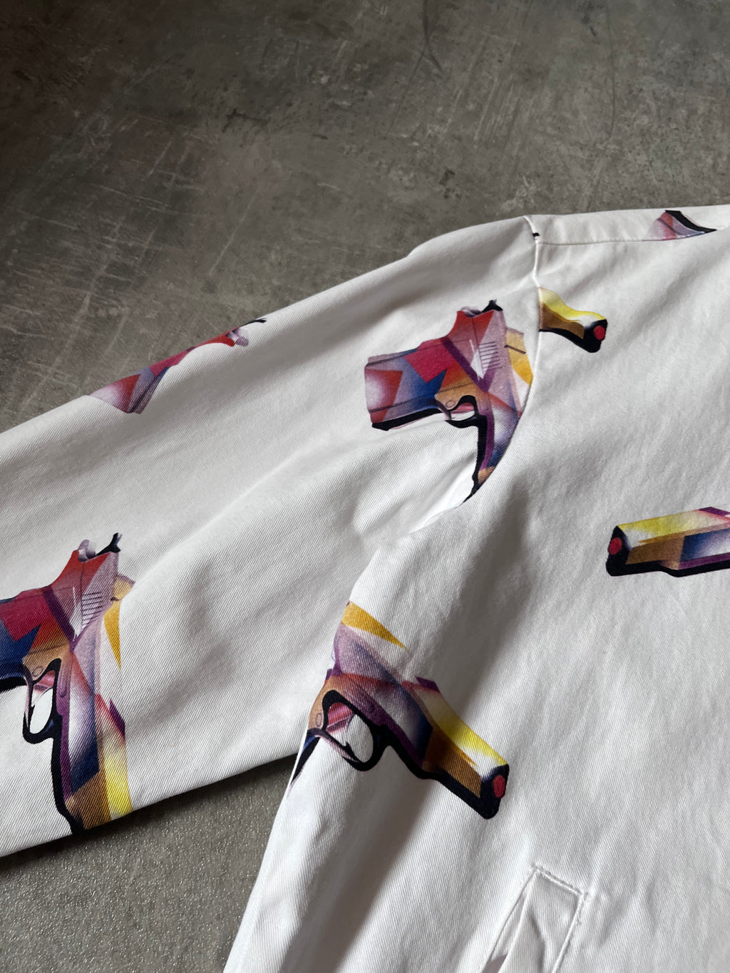 S/S 2016 Supreme Mendini Work Gun Jacket White Men - M