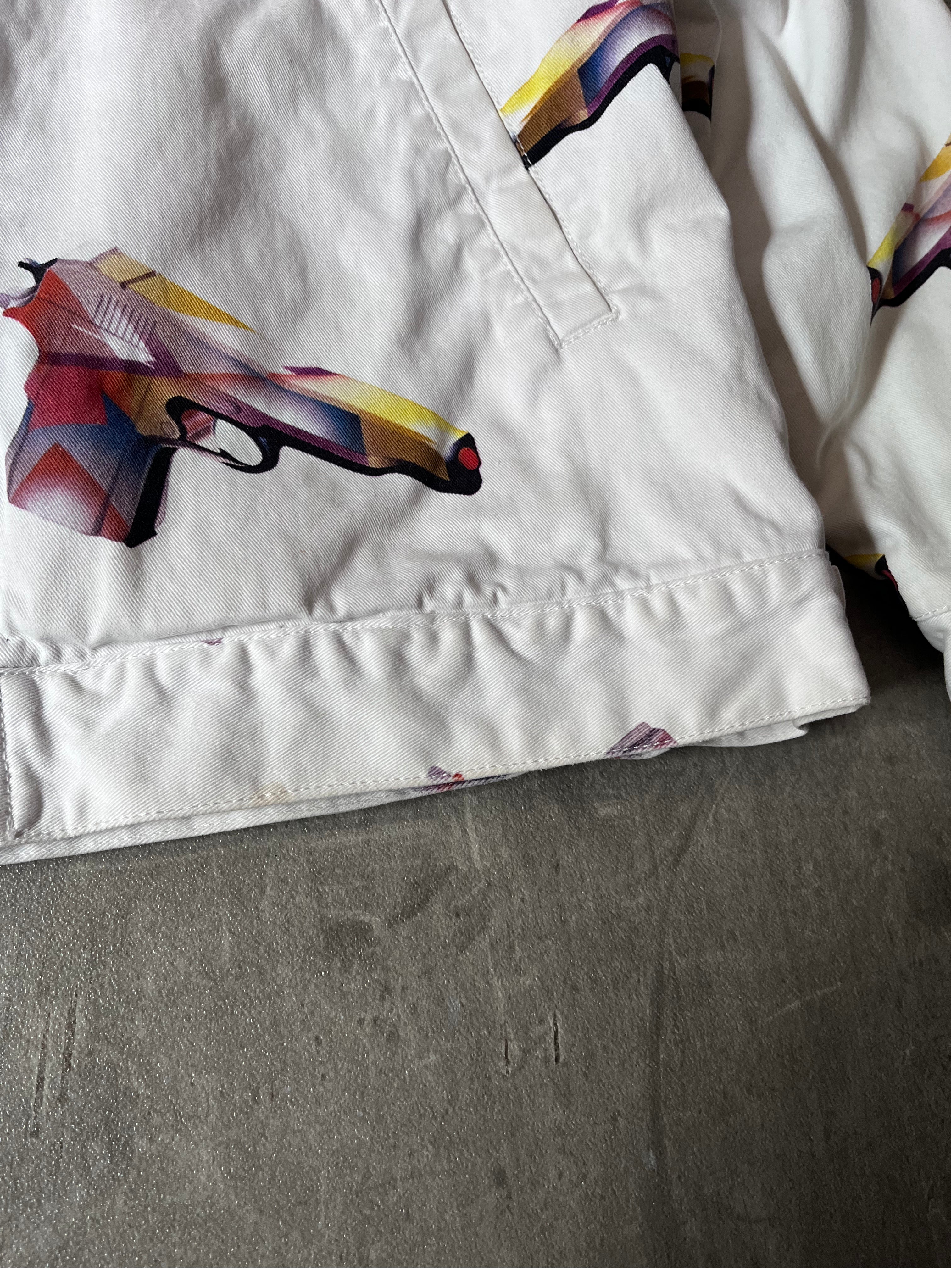 S/S 2016 Supreme Mendini Work Gun Jacket White Men - M