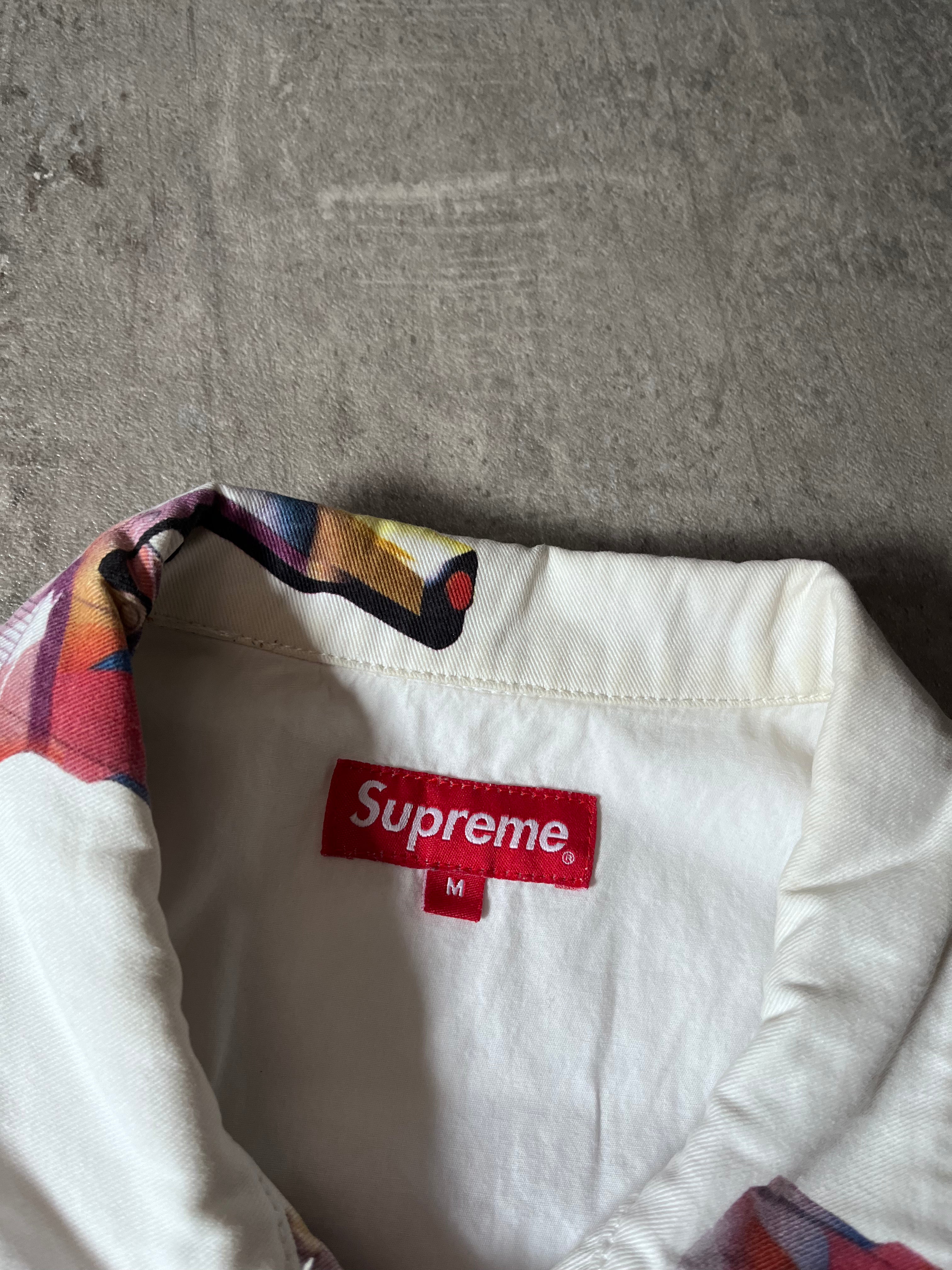 S/S 2016 Supreme Mendini Work Gun Jacket White Men - M