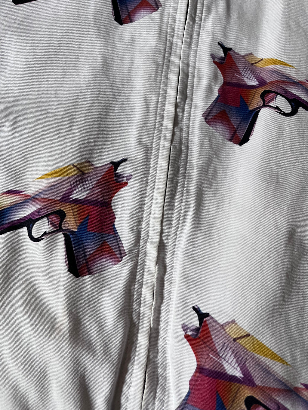 S/S 2016 Supreme Mendini Work Gun Jacket White Men - M