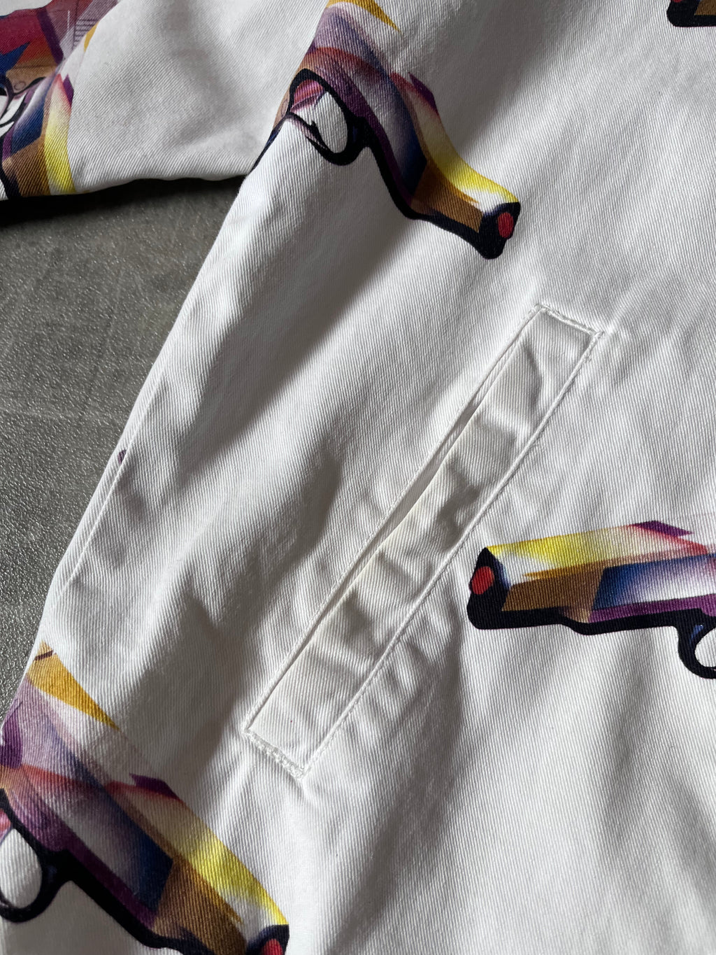 S/S 2016 Supreme Mendini Work Gun Jacket White Men - M