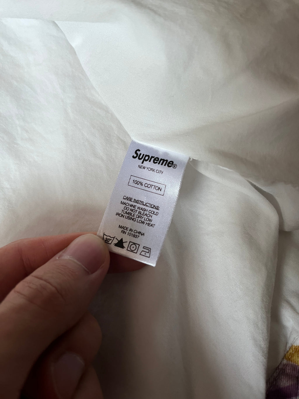S/S 2016 Supreme Mendini Work Gun Jacket White Men - M