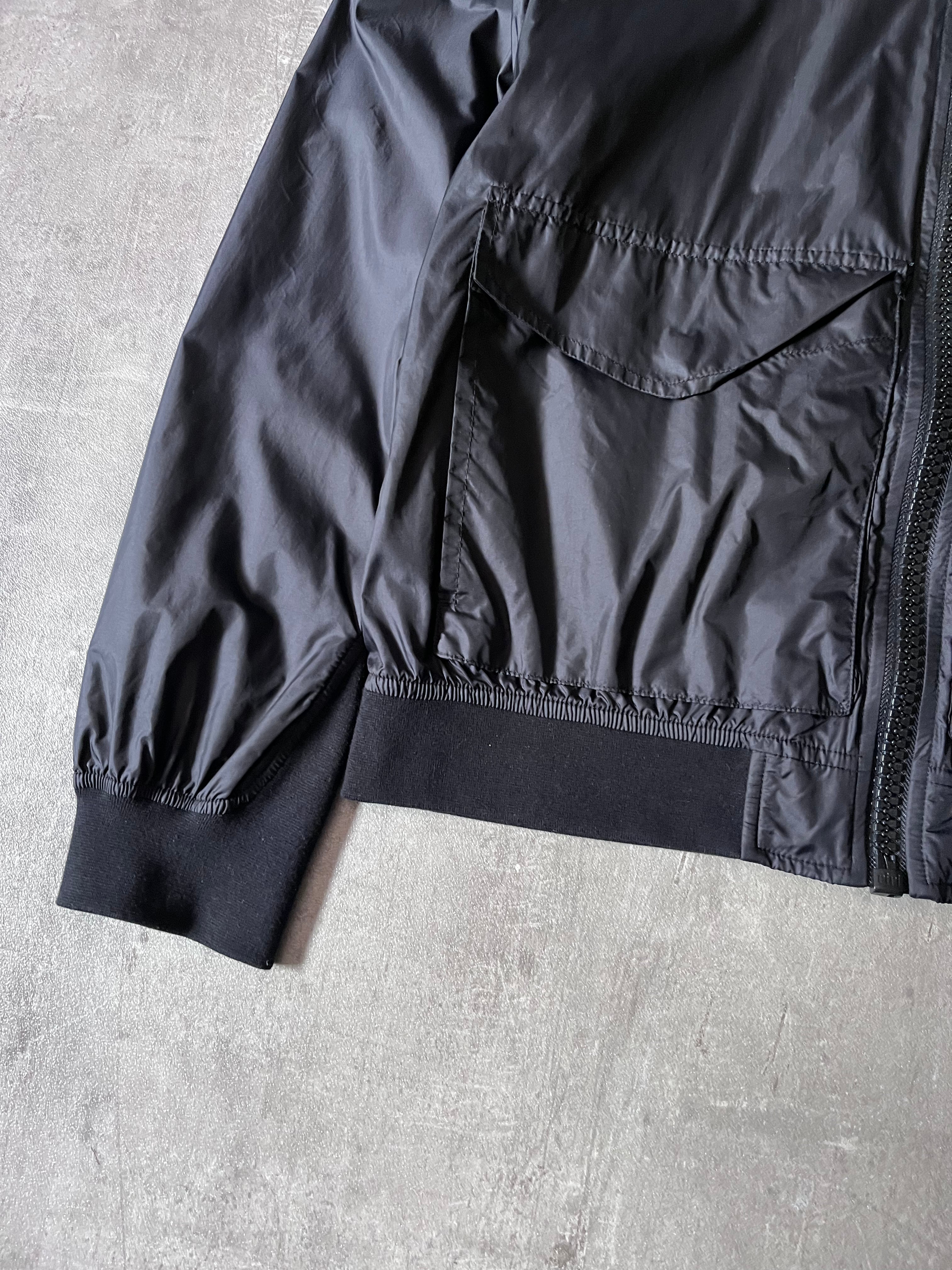 S/S 2016 Our Legacy Silky Nylon Big Zipper Jacket Black Men - M