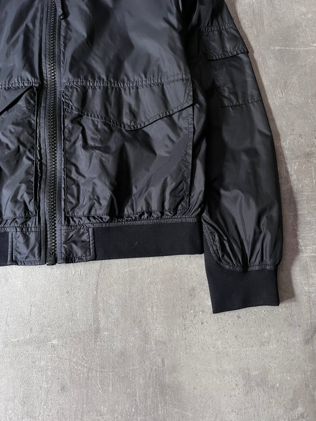 S/S 2016 Our Legacy Silky Nylon Big Zipper Jacket Black Men - M