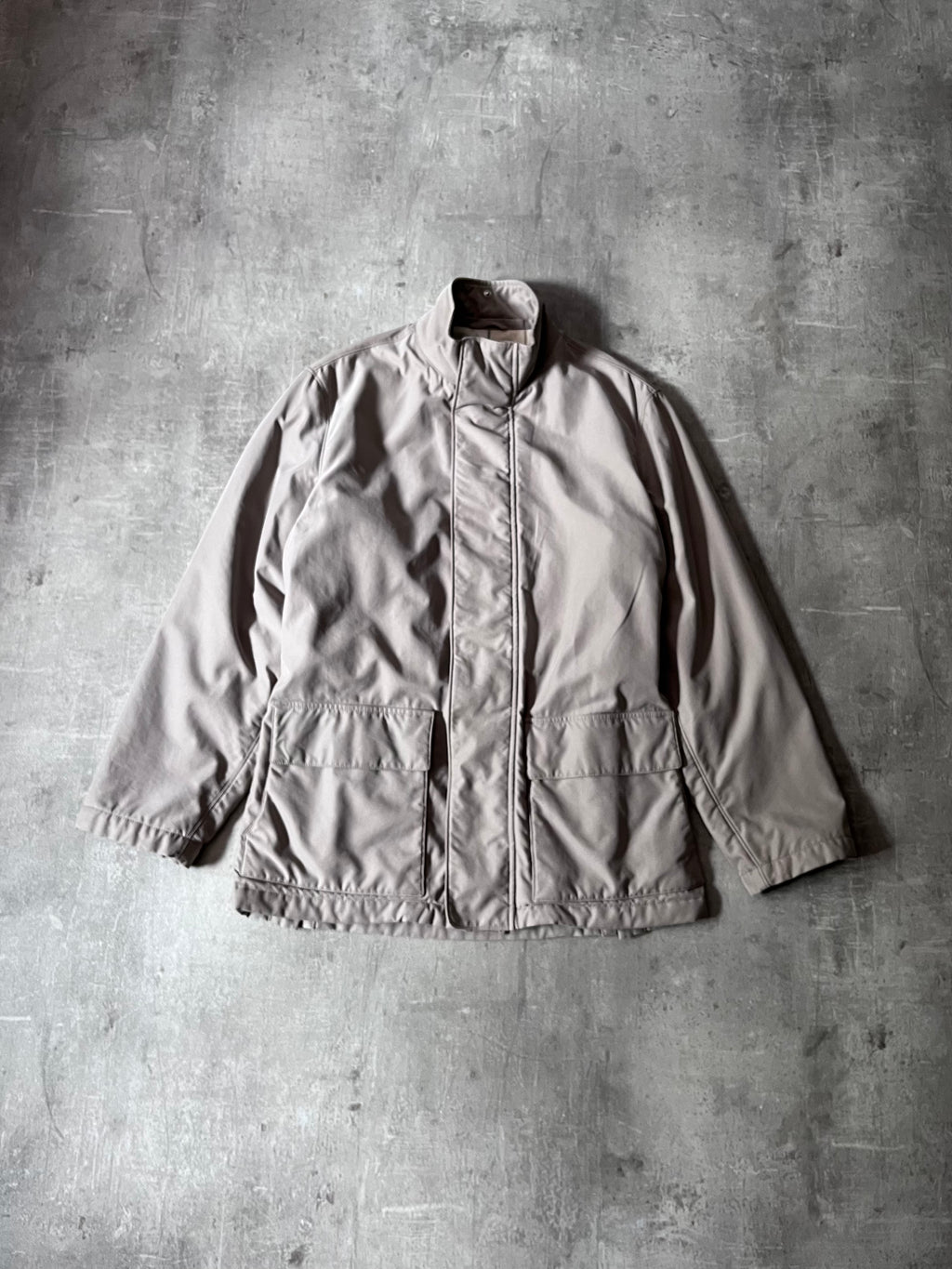 Loro Piana Storm System Coat Jacket Beige Men - S