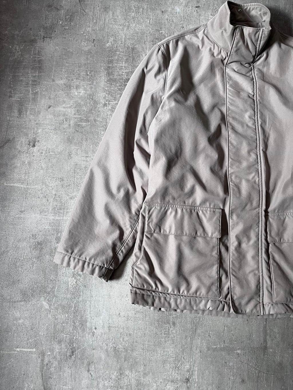 Loro Piana Storm System Coat Jacket Beige Men - S