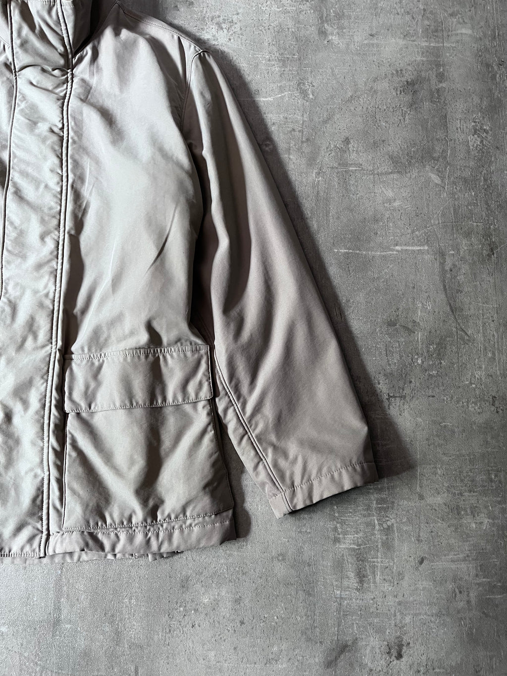 Loro Piana Storm System Coat Jacket Beige Men - S