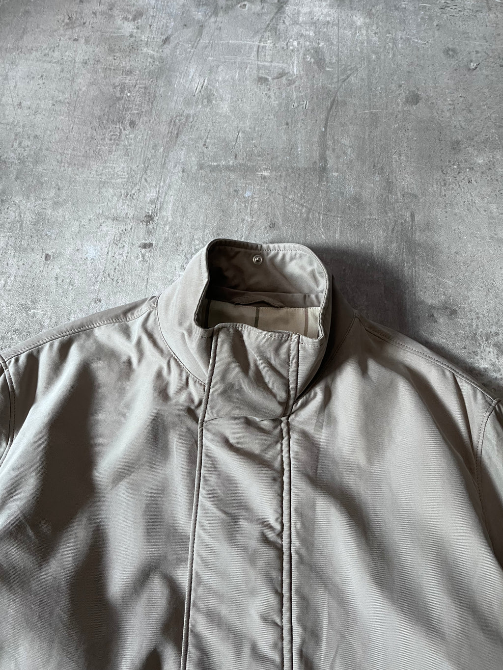 Loro Piana Storm System Coat Jacket Beige Men - S