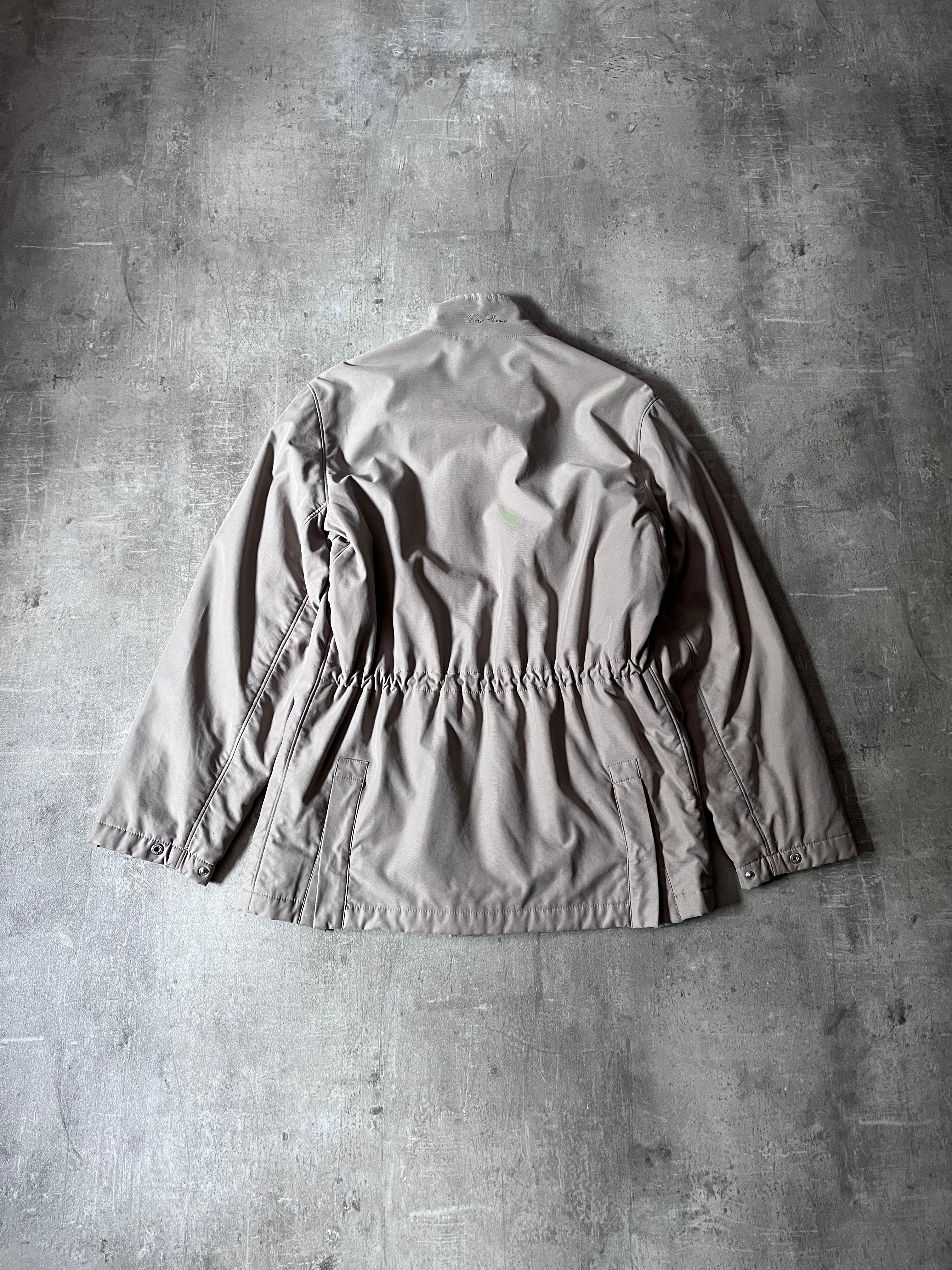 Loro Piana Storm System Coat Jacket Beige Men - S