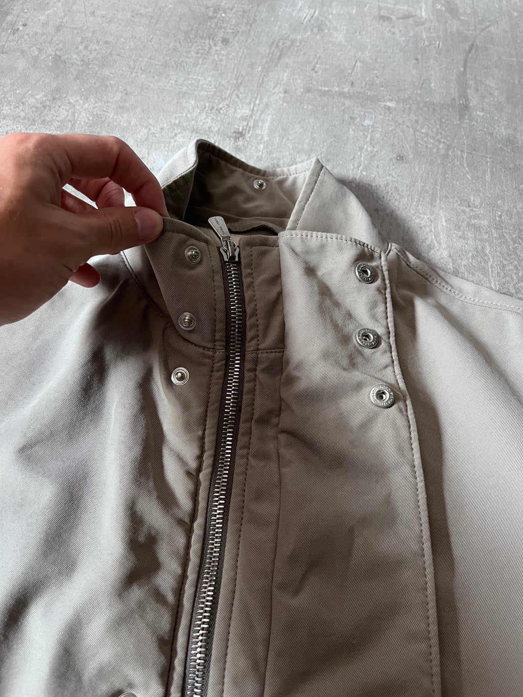 Loro Piana Storm System Coat Jacket Beige Men - S