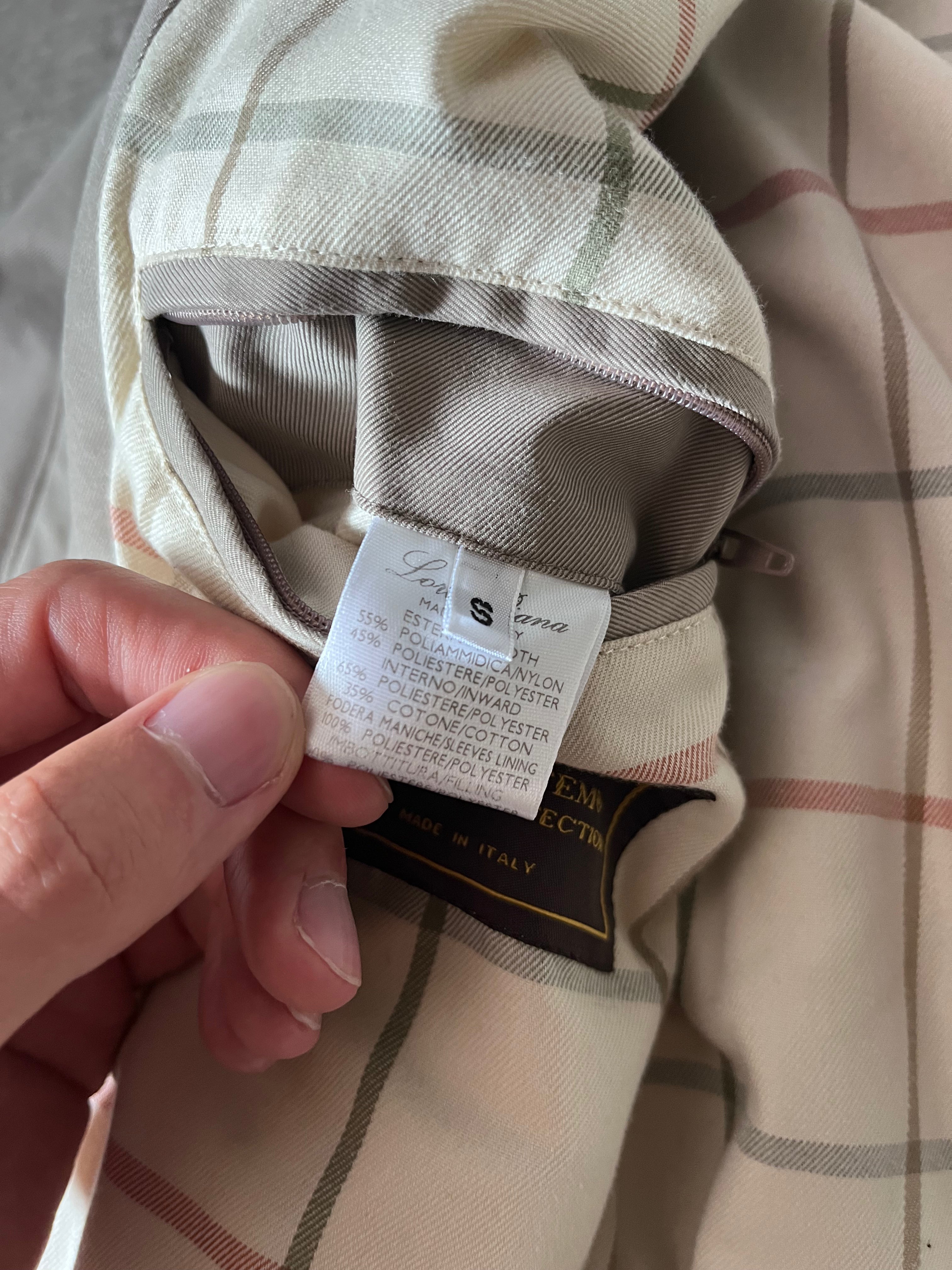 Loro Piana Storm System Coat Jacket Beige Men - S