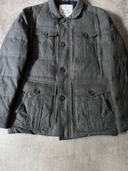 Brunello Cucinelli Multi Pocket Wool Silk Cashmere Blend Long Jacket Men - L