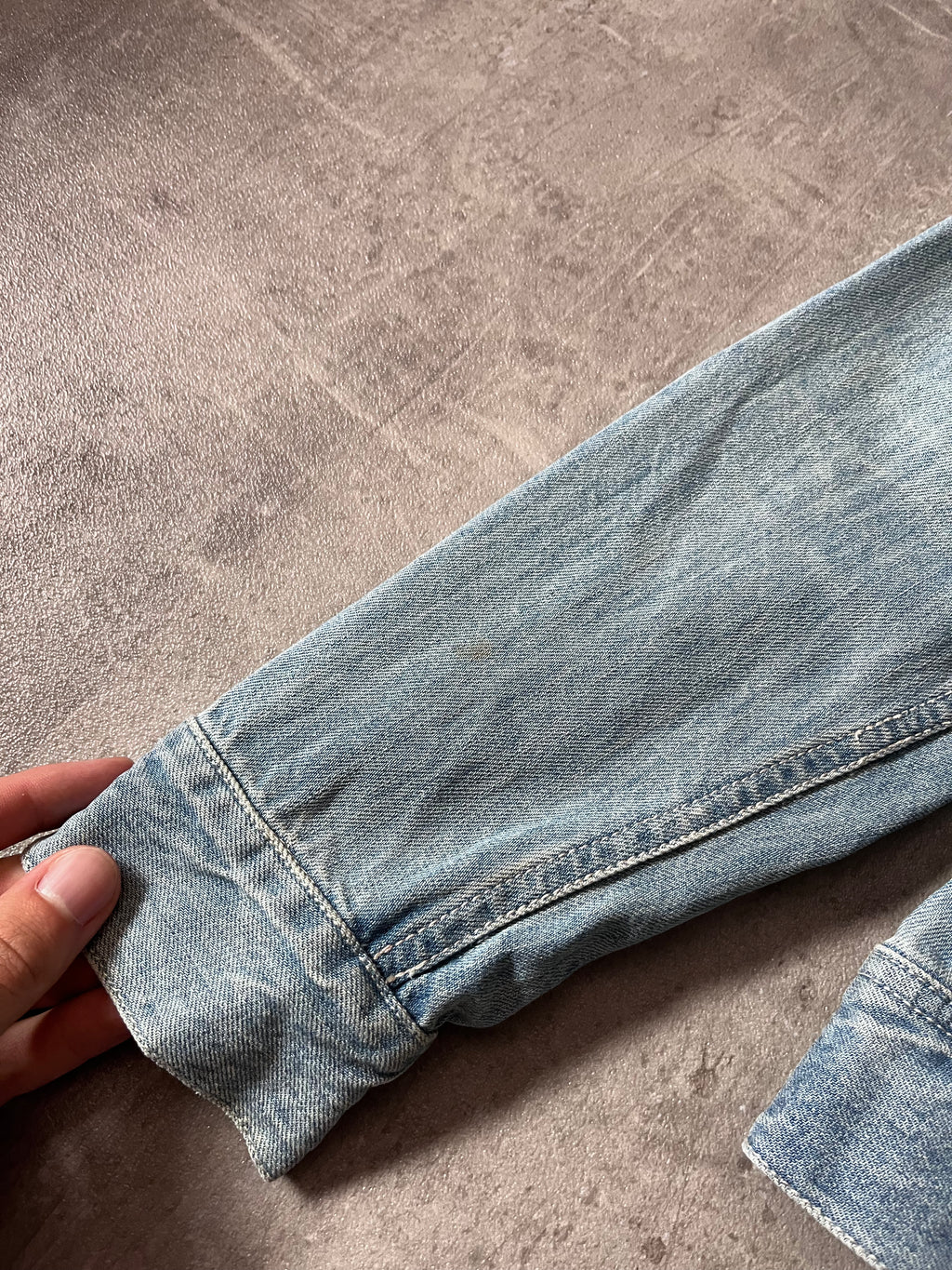Our Legacy Light Denim Zip Jacket Blue Men - S