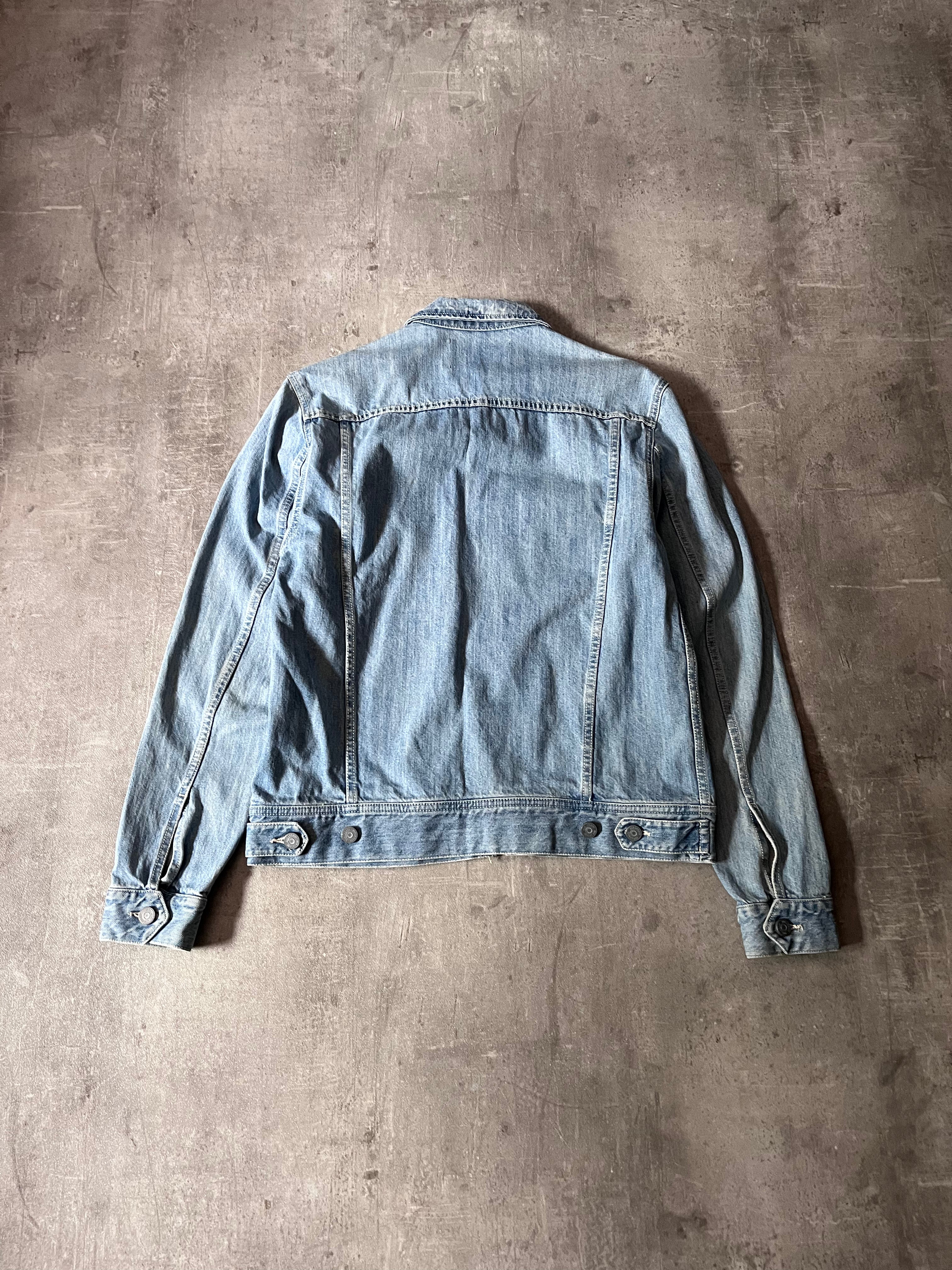 Our Legacy Light Denim Zip Jacket Blue Men - S