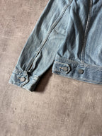 Our Legacy Light Denim Zip Jacket Blue Men - S
