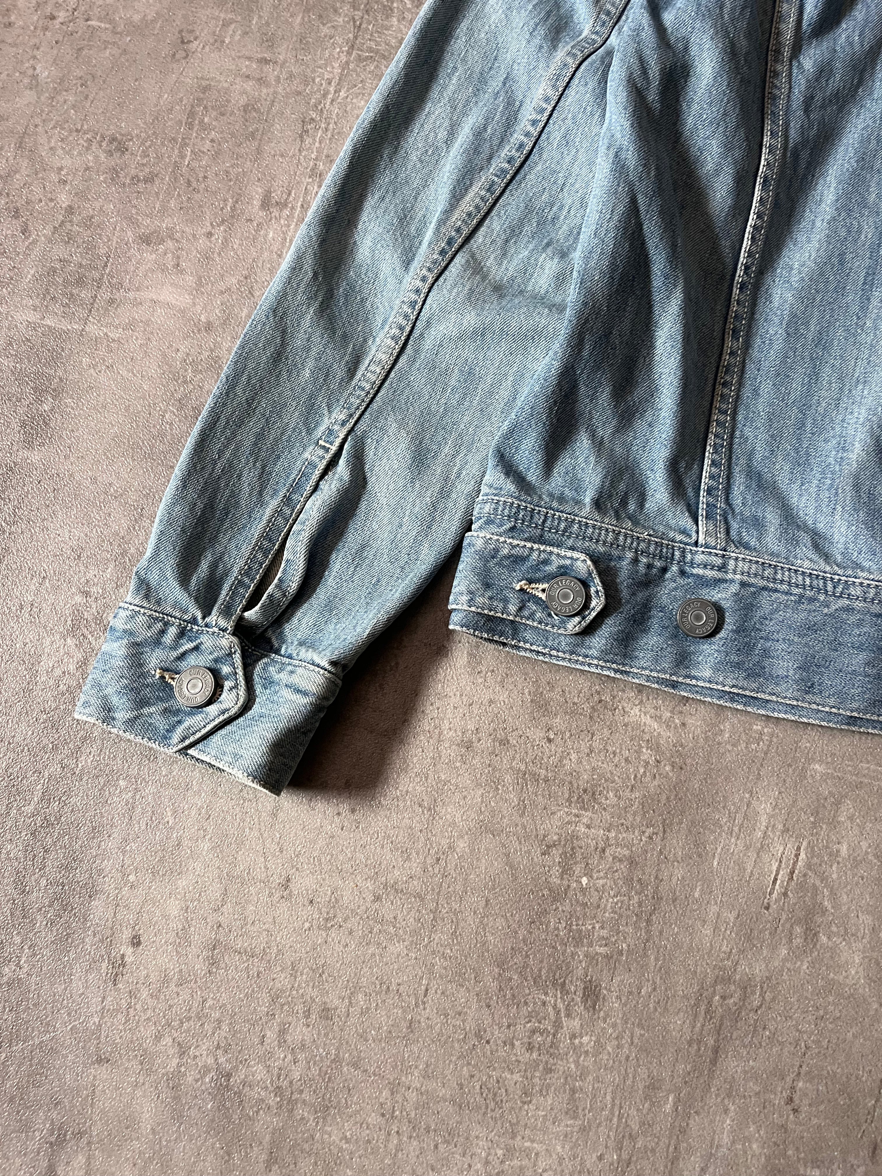 Our Legacy Light Denim Zip Jacket Blue Men - S