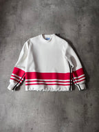 2021 Prada Ski Sport Sweatshirt White Red Men