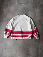 2021 Prada Ski Sport Sweatshirt White Red Men