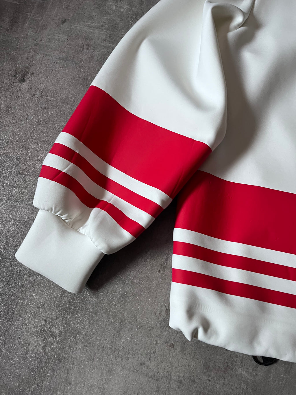 2021 Prada Ski Sport Sweatshirt White Red Men