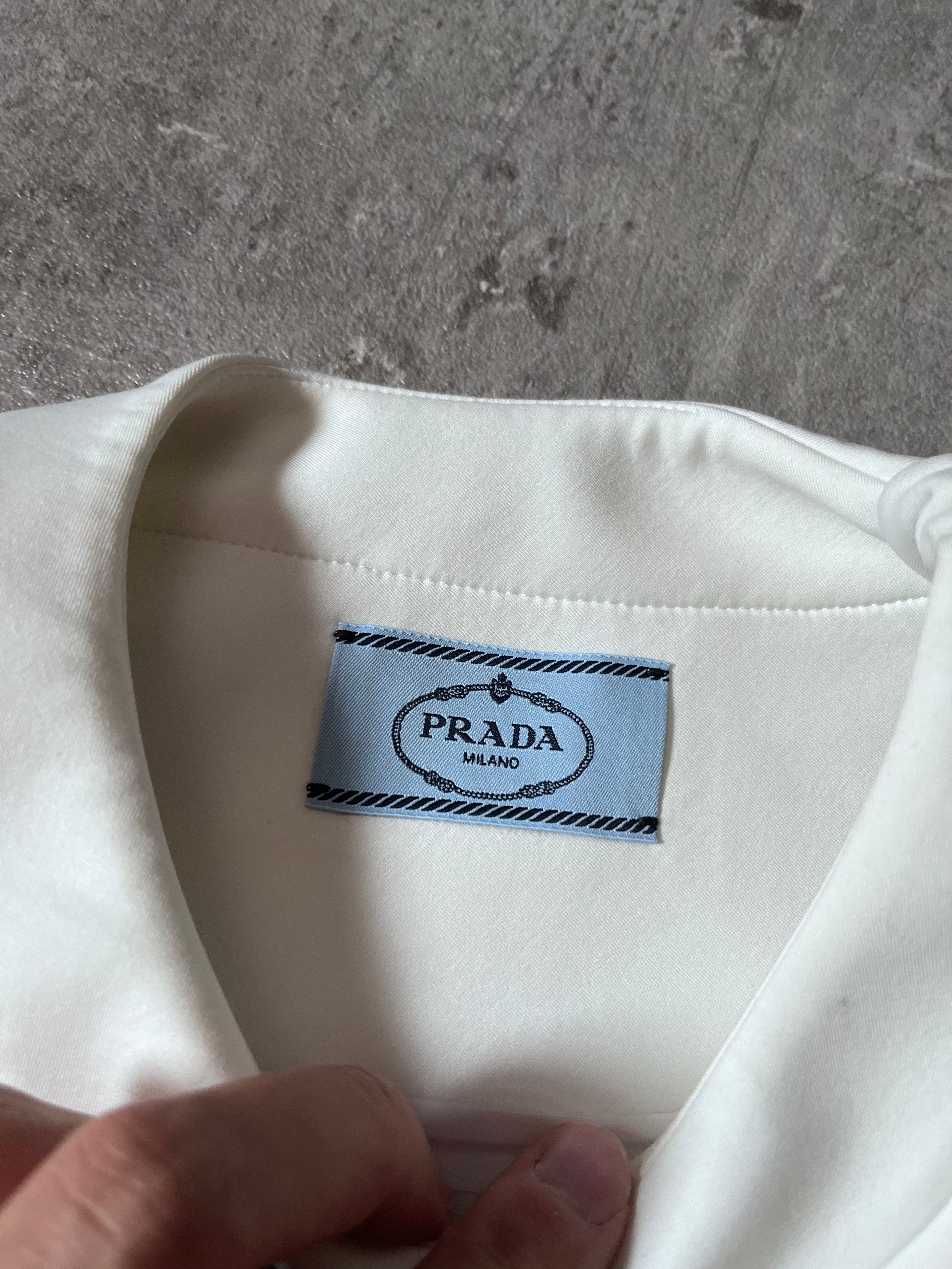 2021 Prada Ski Sport Sweatshirt White Red Men