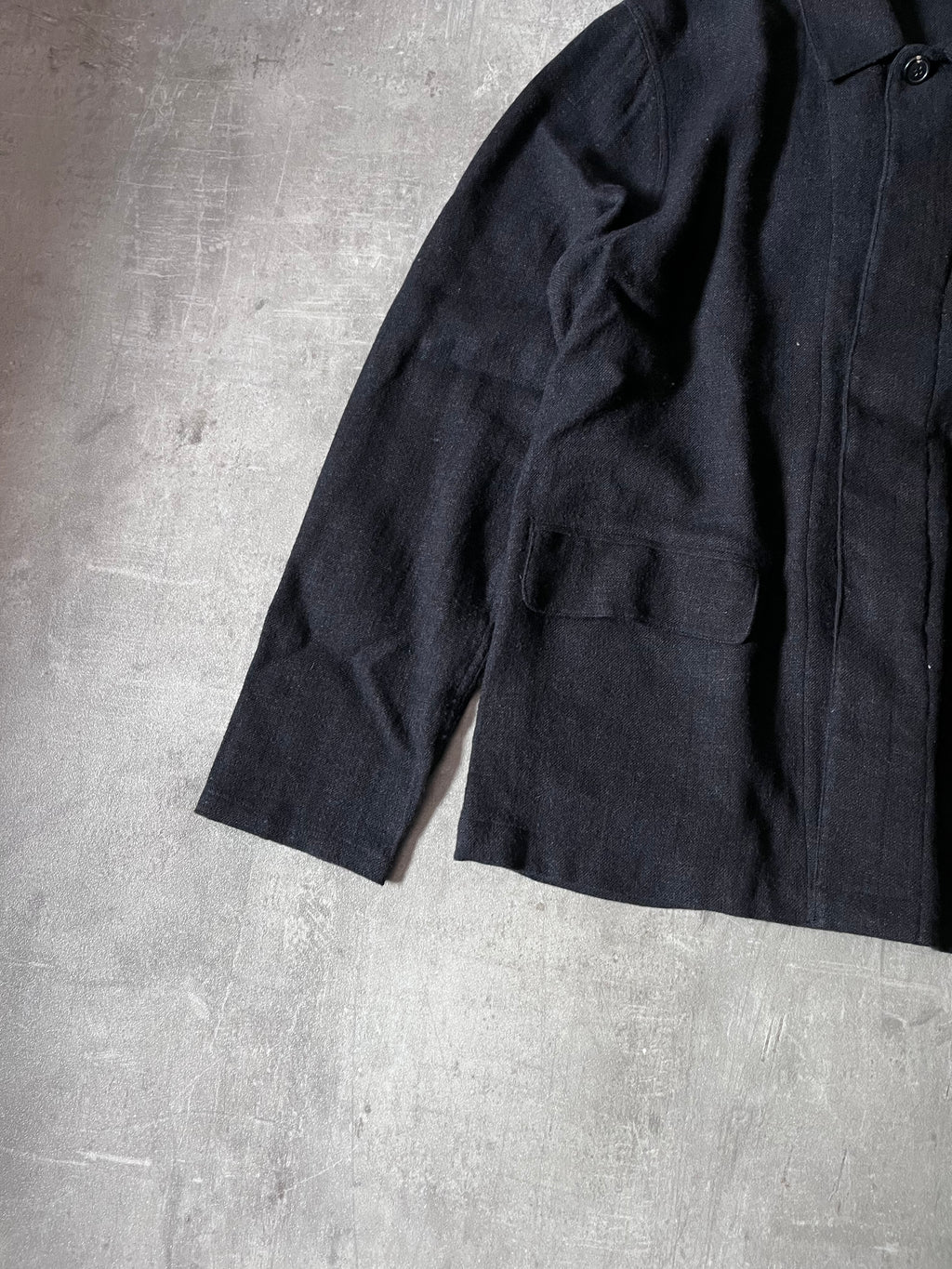 Our Legacy Archive Suit Linen Wool Jacket Black Men - M