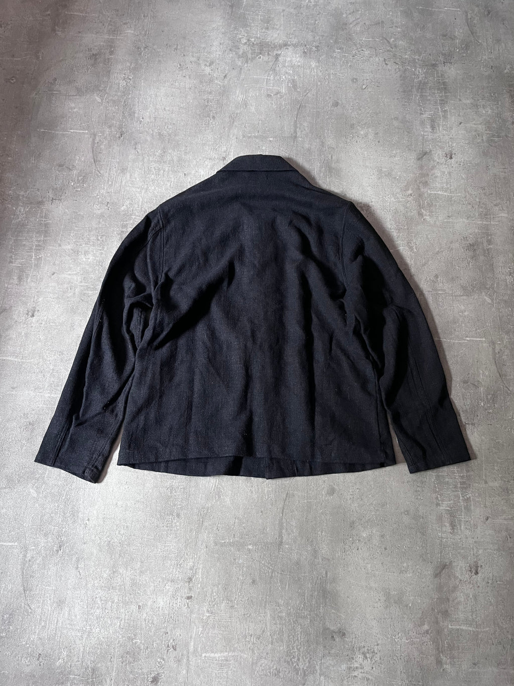 Our Legacy Archive Suit Linen Wool Jacket Black Men - M