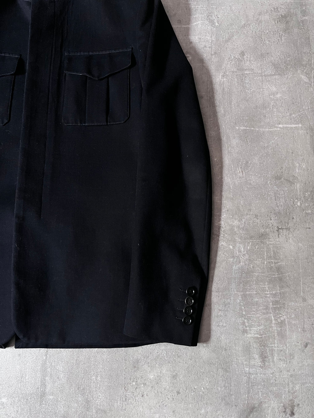 2000s Dior Velour Blazer Jacket Black Men
