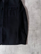 2000s Dior Velour Blazer Jacket Black Men