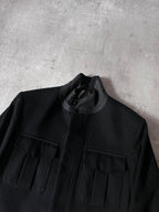 2000s Dior Velour Blazer Jacket Black Men