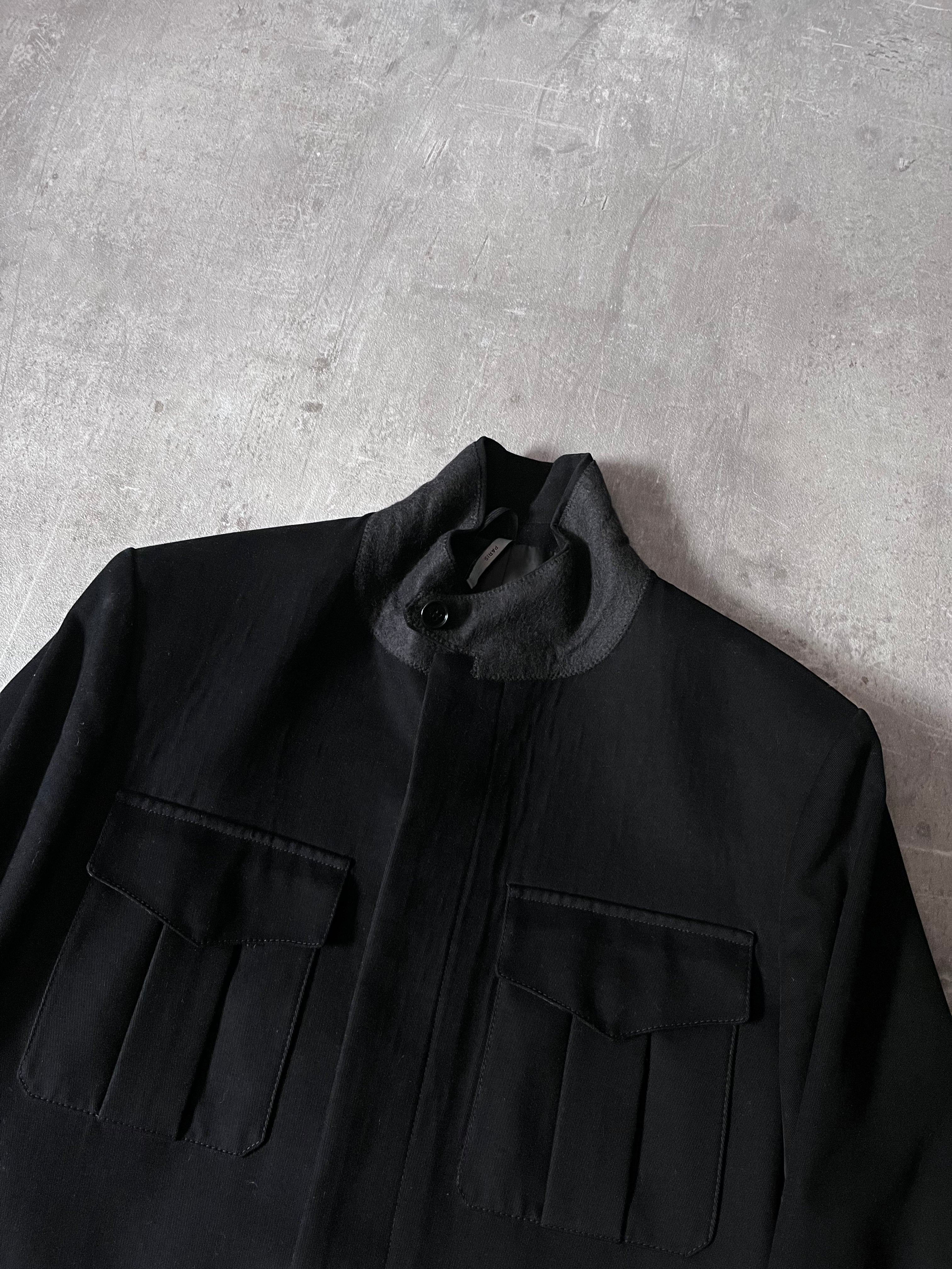 2000s Dior Velour Blazer Jacket Black Men