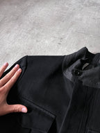 2000s Dior Velour Blazer Jacket Black Men