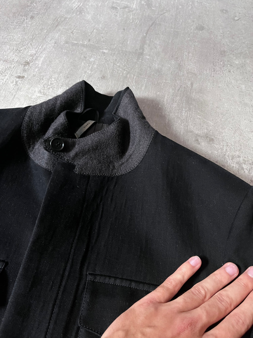 2000s Dior Velour Blazer Jacket Black Men