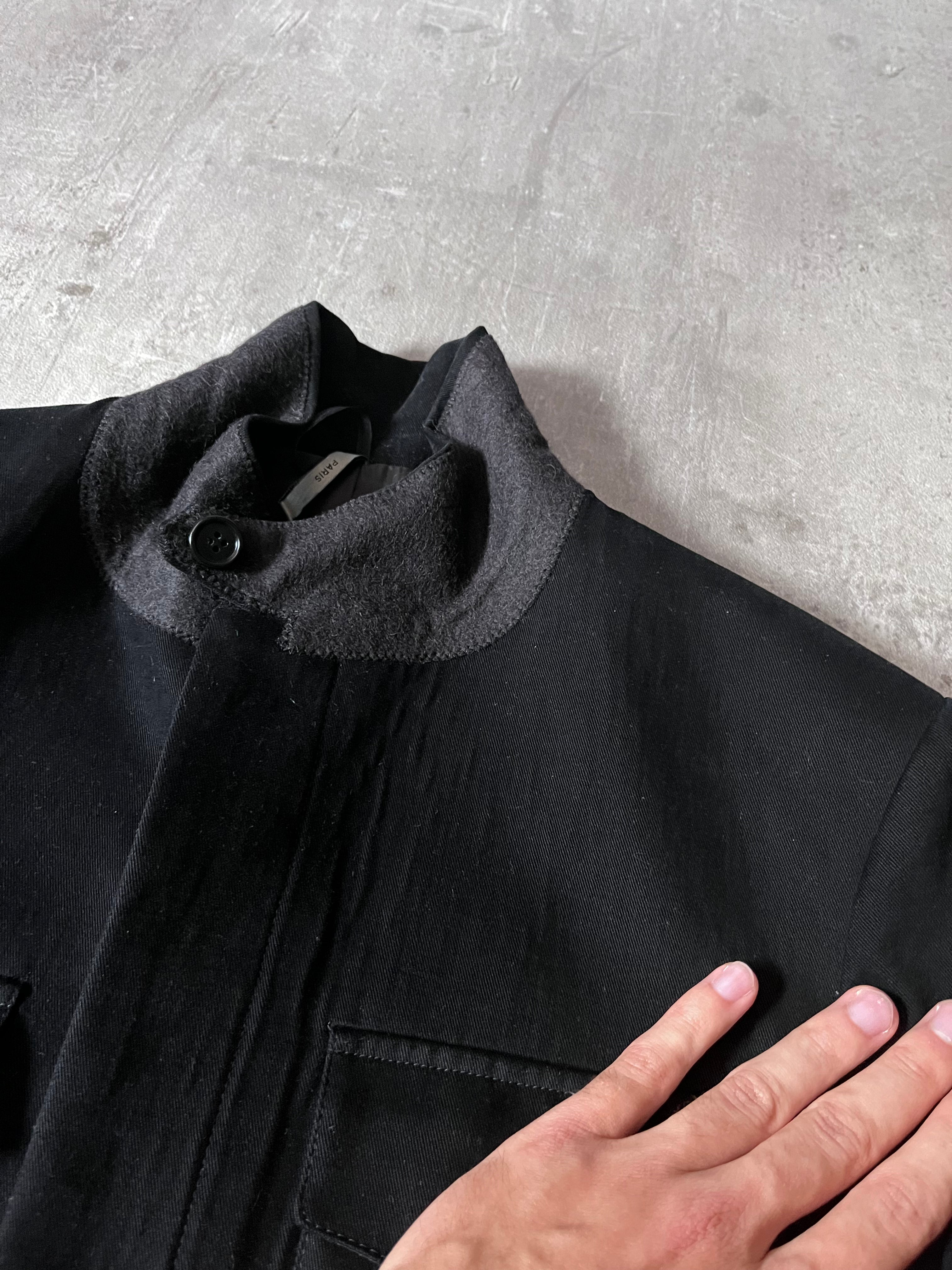 2000s Dior Velour Blazer Jacket Black Men