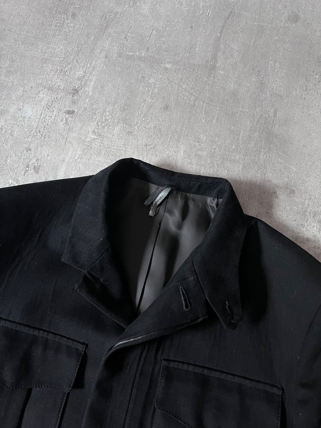 2000s Dior Velour Blazer Jacket Black Men