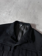 2000s Dior Velour Blazer Jacket Black Men