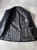 2000s Dior Velour Blazer Jacket Black Men