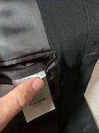 2000s Dior Velour Blazer Jacket Black Men