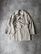 S/S 2008 Dior Homme Short Beltet Coat Beige Men - M