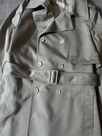 S/S 2008 Dior Homme Short Beltet Coat Beige Men - M