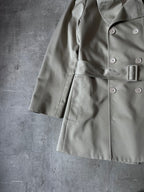 S/S 2008 Dior Homme Short Beltet Coat Beige Men - M